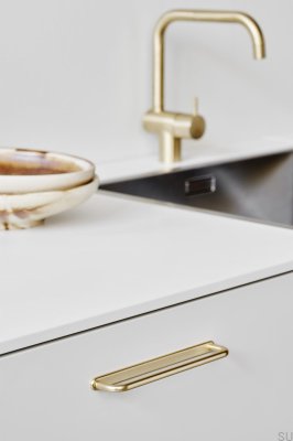 D-Lite 160 Металлическая Золотая Удлиненная Мебельная Ручка