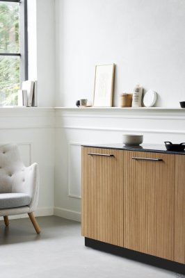 Carve 320 Металлическая Антрацитовая Матовая Удлиненная Мебельная Ручка