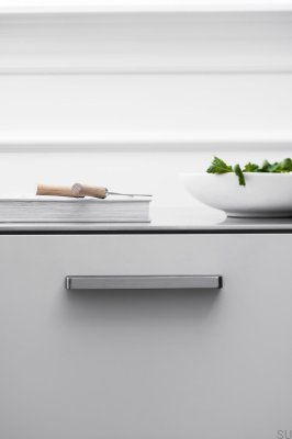 Guild 160 Металлическая Антрацитовая Матовая Удлиненная Мебельная Ручка