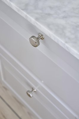 Мебельная ручка Villa Round 30 Metal Silver Nickel Plated