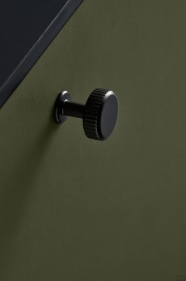 Мебельная ручка Villa Round 30 Metal Gun-Metal