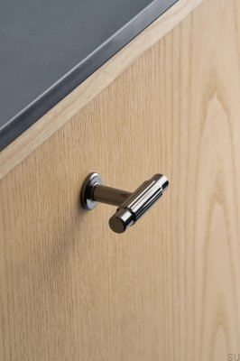 T-Bar Villa T 50 Мебельная ручка металлическая черная никелированная