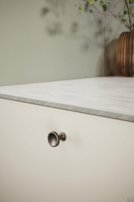 Металлическая мебельная ручка Chateau 30 из антикварной бронзы