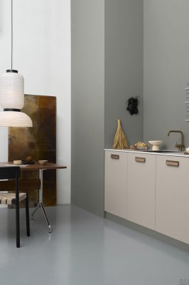 Ручка для мебели Leaf 160 Metal Brushed Gold удлиненная