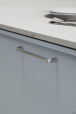 Ручка для мебели Break 160 Metal Silver Chrome удлиненная