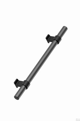 Удлиненная ручка для мебели Bond 320 Metal, матово-черная/Gun-Metal