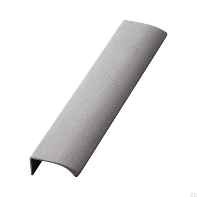 Ручка для мебели Edge Straight 200 из алюминия, антрацит, матовая