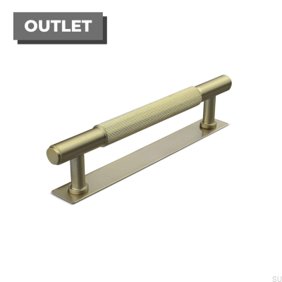 Salo Stripe 128 продолговатая мебельная ручка матовое золото