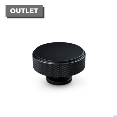 Металлическая мебельная ручка Lonato 50, матовая черная