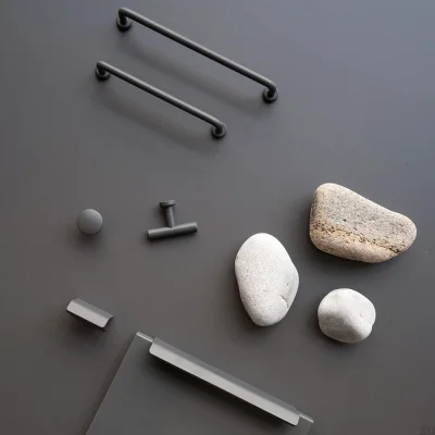 Мебельная ручка T-Bar Viva Steel Graphite