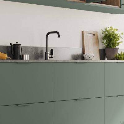 Ручка мебельная кромочная Side 40 Aluminium Green