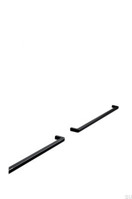 Ручка для мебели Mango 544 удлиненная алюминиевая черная матовая