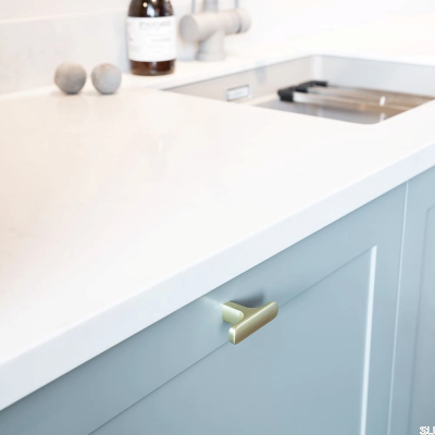 Мебельная ручка T-Bar Ethel Brushed Gold