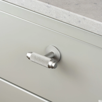 Мебельная ручка T-Bar Riff Matte Silver