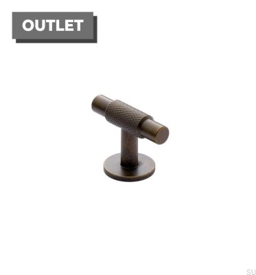 Т-образная ручка для мебели Manor Т-образная ручка Античное золото