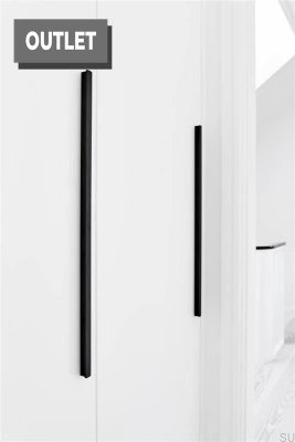 Ручка мебельная продолговатая Elan 1088, Matt Black