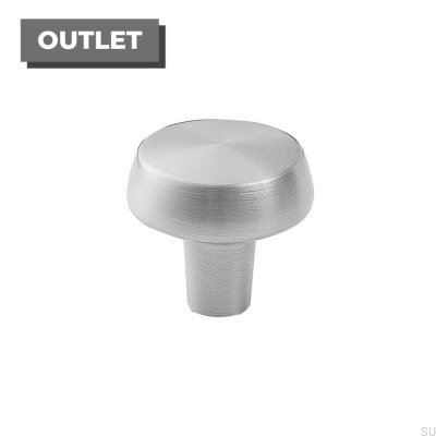 Мебельная ручка Autumn 28 Silver Metal (имитация нержавейки)