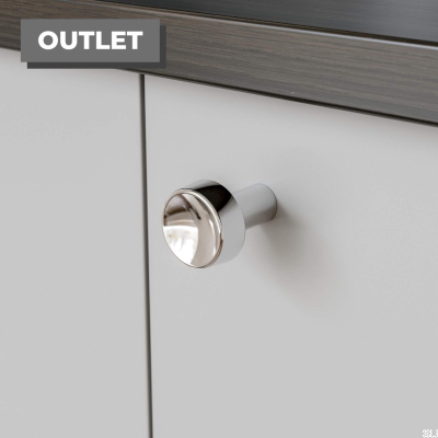 Ручка мебельная Hjo 25, полированный хром