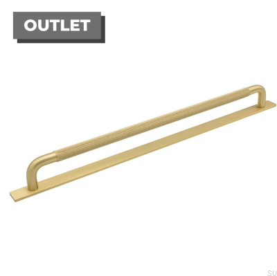 Ручка мебельная удлиненная с шайбой Helix 320 Golden