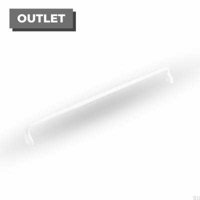 Ручка мебельная продольная Soft 192 White Mat