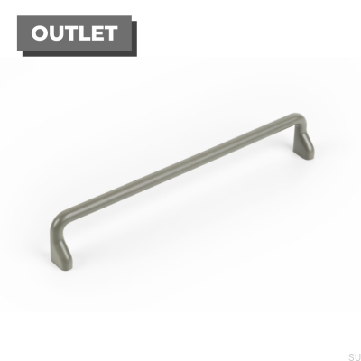 Ручка мебельная длинная Soft 192 Grey Mat