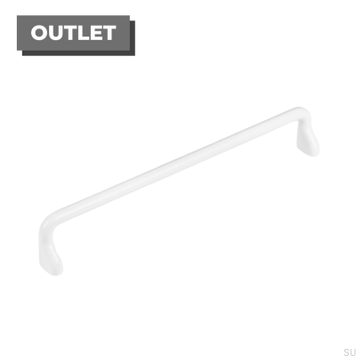 Ручка мебельная продольная Soft 320 White Mat