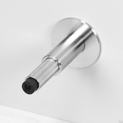 Настенный дверной упор Cross Steel Silver