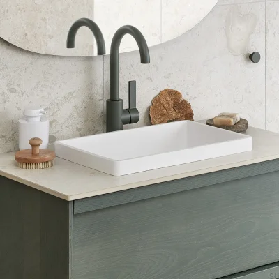 ARM078 смеситель для умывальника Пепельно-зеленый латунь