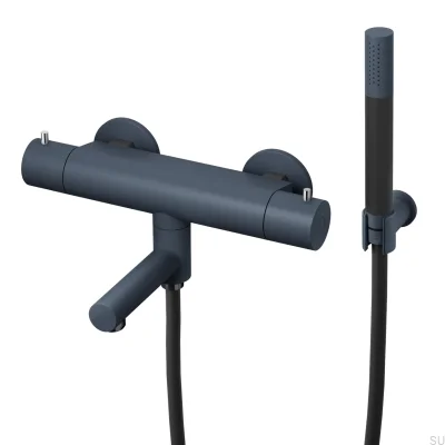  Термостатический смеситель для ванны и душа EVM026-150 Deep Blue Brass