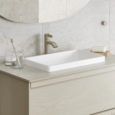 Смеситель для умывальника ARM071 Латунь Серый