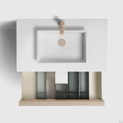 Универсальная пробка для умывальника Pop-up 74400 Brass Greige