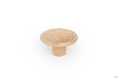 Мебельная ручка Disc 38 Wooden Oak Unlarnished