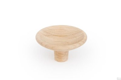 Мебельная ручка Disc 50 Wooden Oak Unlarnished 