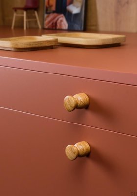 Мебельная ручка, шт. 25, деревянный, дуб