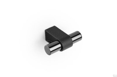 T-Bar Casey 60 Мебельная ручка Алюминий Черный Титан Полированный