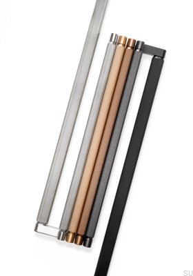 Ручка для мебели Brooklyn Big 1056 из полированного алюминия и никеля, удлиненная