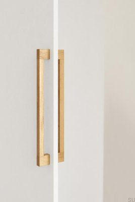 Hako Big 480 Деревянная дубовая двухсторонняя удлиненная мебельная ручка