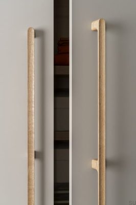 Luv Wood Big 992 деревянная дубовая нелакированная удлиненная мебельная ручка односторонняя