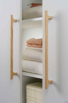 Ручка для мебели из дуба Hinoki Wood Big 832, удлиненная