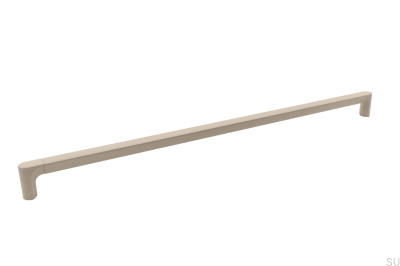 Aqua 480 Металлическая кремовая удлиненная мебельная ручка
