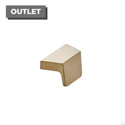 Конверт Ручка мебельная с матовым золотом