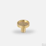 U.1.2--Gałka-Meblowa-Ina-S-Short-Mosiężna-Szczotkowana-Nielakierowana-Open&amp;Hide-Skandynawskie-Uchwyty_1