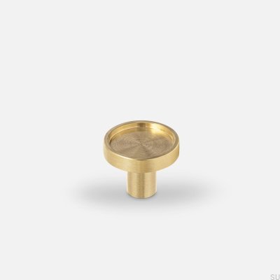 Ручка мебельная Ina S Short Brass Brushed Неокрашенная