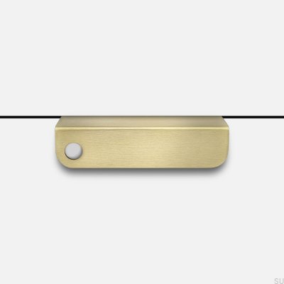 Ручка мебельная обрезная Edit O Brass Brushed Unpainted