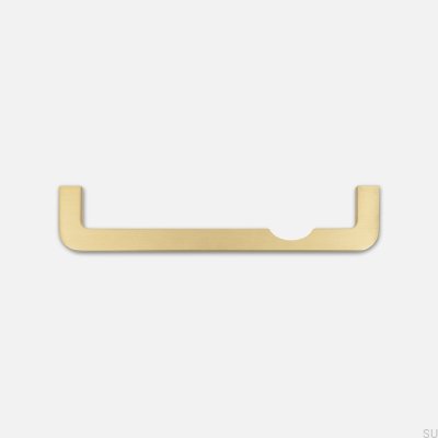 Ручка мебельная удлиненная Isa Dot 160 Brushed Brass