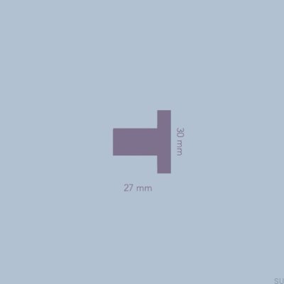 Вешалка Nena MW из матовой нержавеющей стали