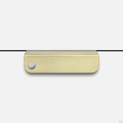Ручка для мебели Edit O Matt 100 Brass Brushed Matt