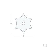 U.0.4 --Podkładka-Pillow-Star-Mosiężna-Szczotkowana-Open&Hide-Skandynawskie-Uchwyty_3