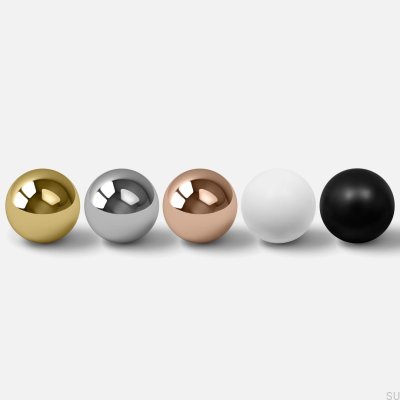 Ручка мебельная Odete S, латунь, медь, полированная