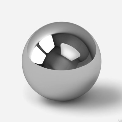 Ручка мебельная Odete L, латунь, серебро, хром